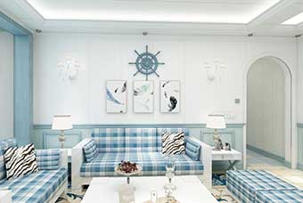 阿坝地中海风格-客厅
