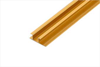 阿坝航空纤维墙咔铝合金带灯中条（钛金氧化）