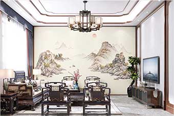 阿坝森佰汇航空纤维墙咔（巴山蜀水）