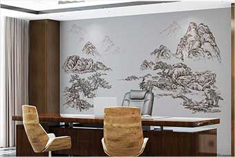 阿坝森佰汇航空纤维墙咔（山水之间）