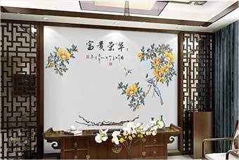 阿坝森佰汇航空纤维墙咔（富贵荣华）